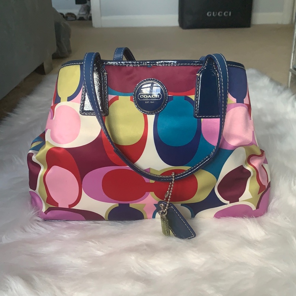 Brand New Multicolor Coach Bag
